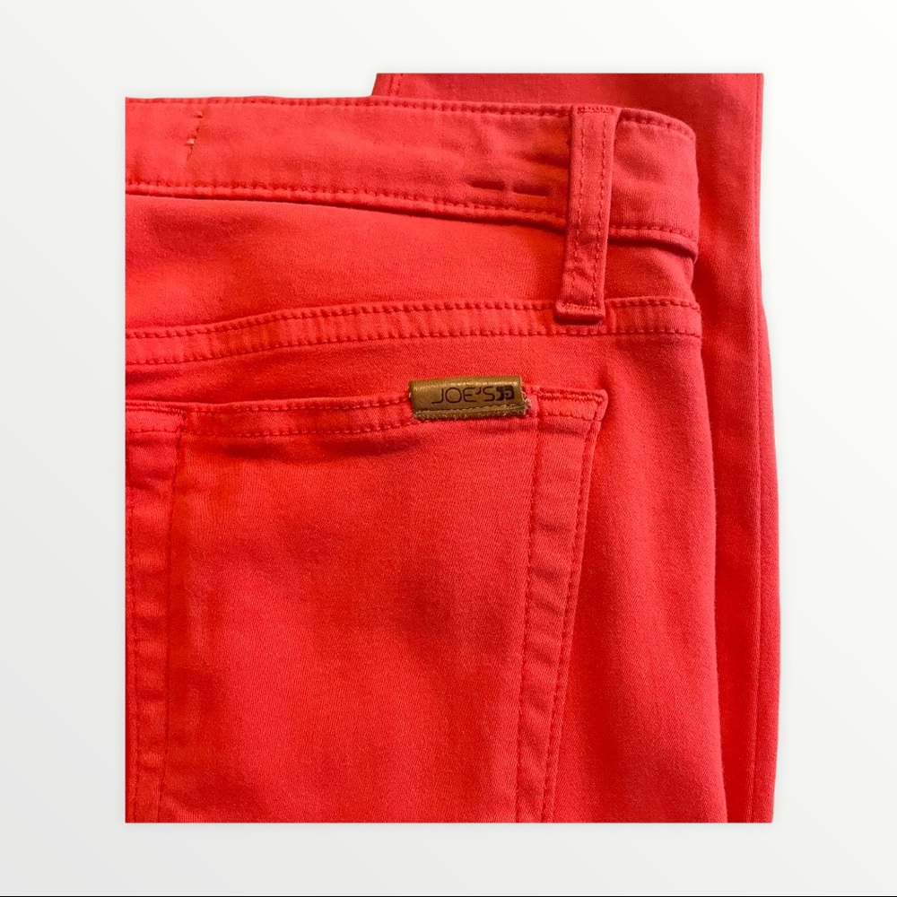 Joe's neon orange midrise skinny jean size 26 - Picture 5 of 8